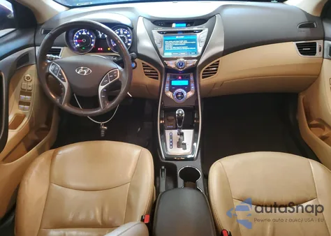 2013 Hyundai Elantra Gls from USA, damaged, VIN 5NPDH4AE6DH192593